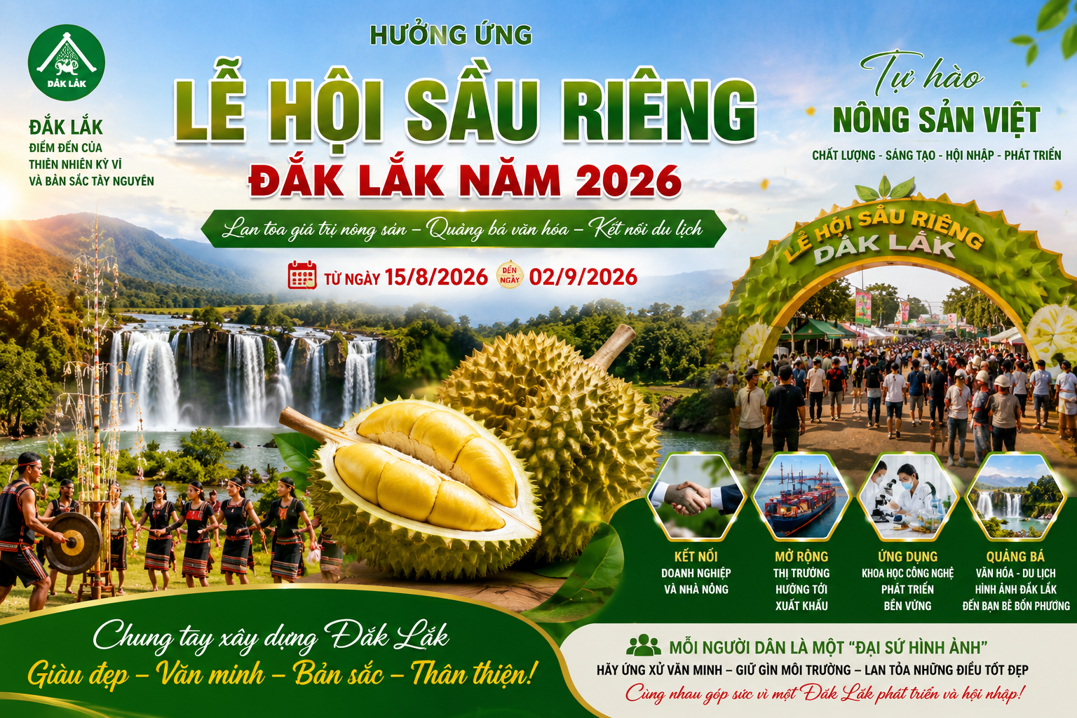 Sẵn sàng chào đón lễ hội sầu riêng năm 2026